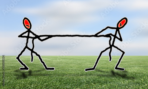 Pull of the rope - competition concept