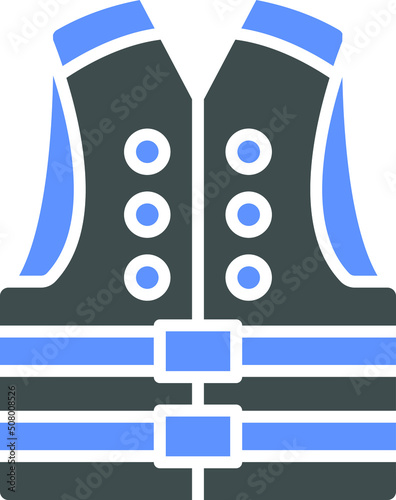 Vector Design Life Jacket Icon Style