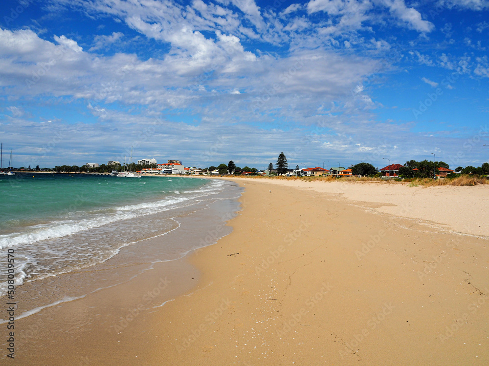 Rockingham beach in Western Australia, next to Perth City