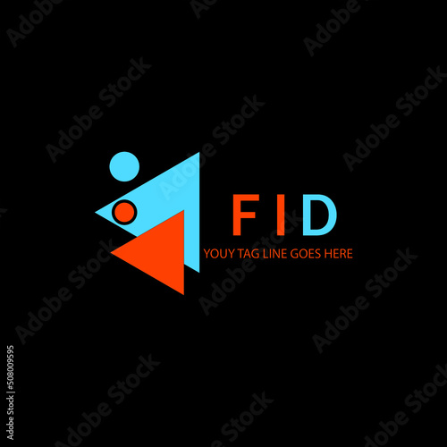 FID letter logo creative design with vector graphic