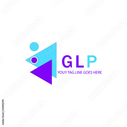 GLP letter logo creative design with vector graphic