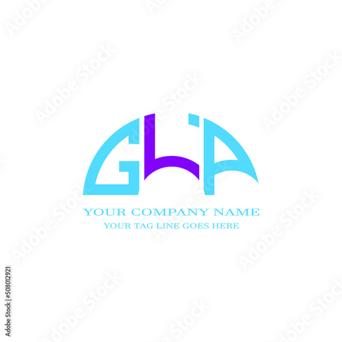 GLP letter logo creative design with vector graphic