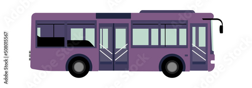 Passenger bus Public Transport. Vector illustration