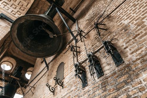 bell and its machinery of giralda, cathedral of Seville