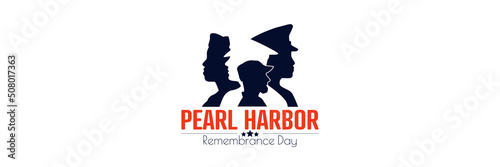 Pearl Harbor Remembrance Day banner.