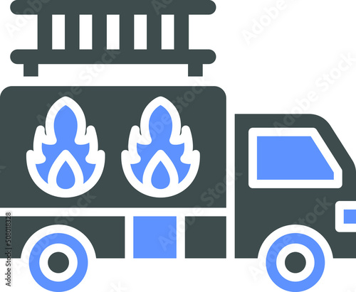 Vector Design Fire Truck Icon Style