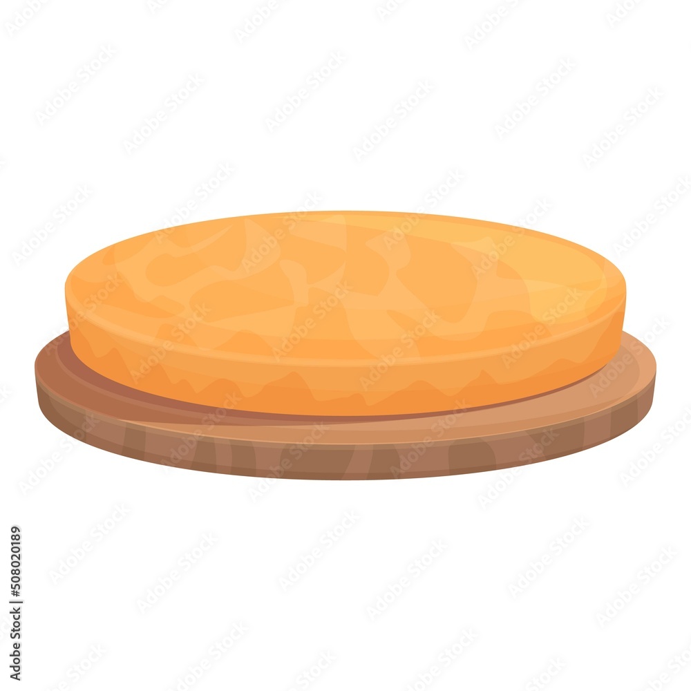 Spanish cake icon cartoon vector. Spain food. Dish madrid Spanish cake icon cartoon vector. Spain food. Dish madrid