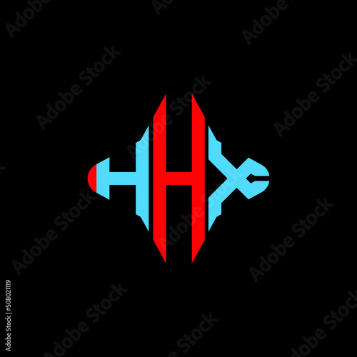 HHX letter logo creative design with vector graphic photo