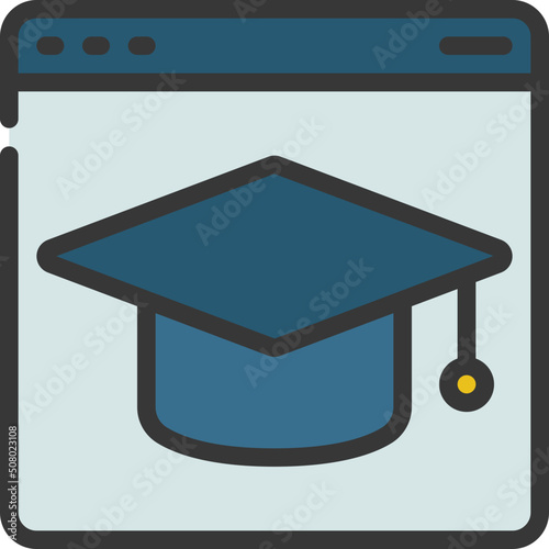 Internet Education Icon