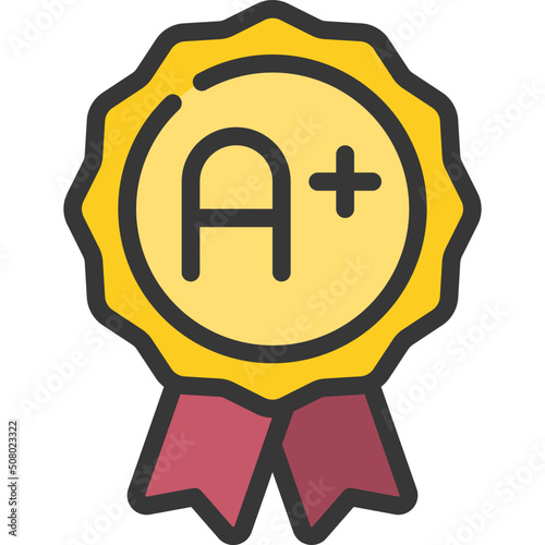 A Grade Ribbon Icon