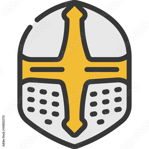 Templar Knight Helmet Icon