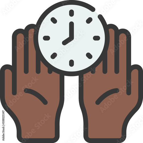 Holding Clock Icon