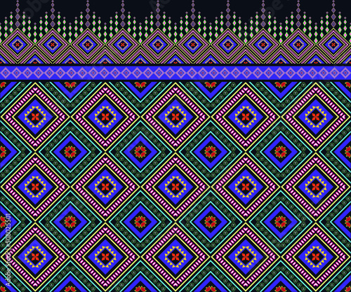 Mayan american indian pattern tribal ethnic motifs geometric vector background. Cool native american tribal motifs clothing fabric ethnic traditional design. Aztec symbol fabric print.