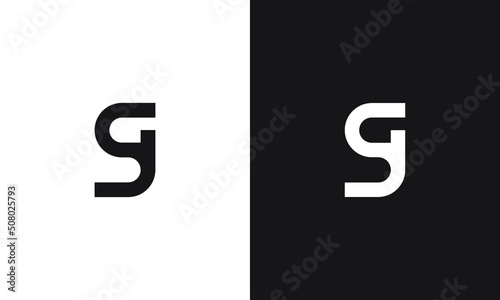 Letter SG Logo, unique logo, black and white logo, premium elegant logo, Lettter SG Vector 
