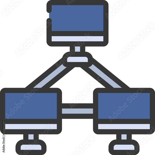 Cluster Computing Icon