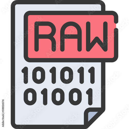 Raw Data File Icon