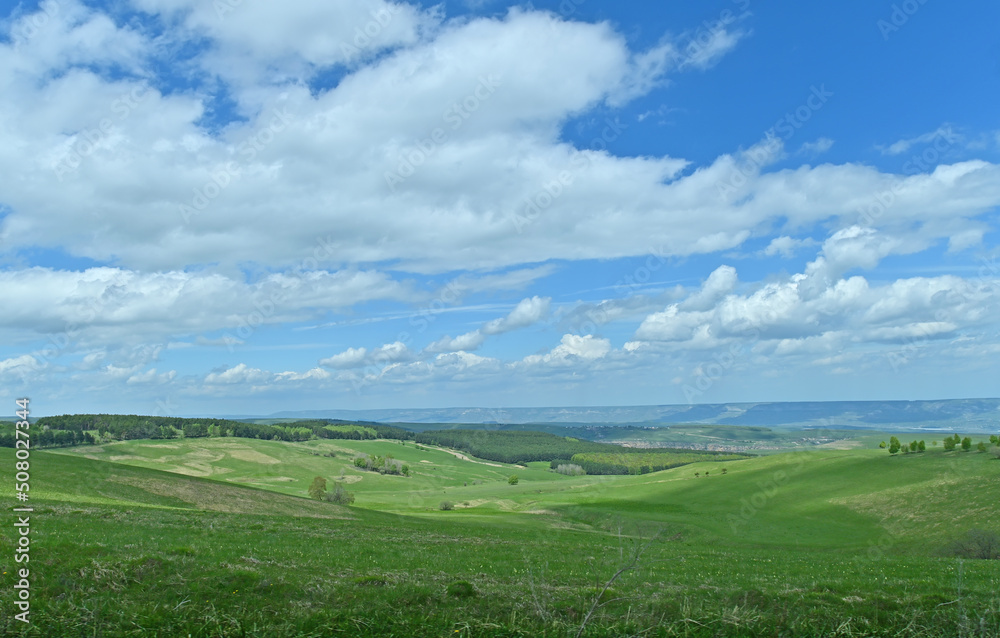 daytime landscape green alpine meadows daytime landscape green alpine meadows