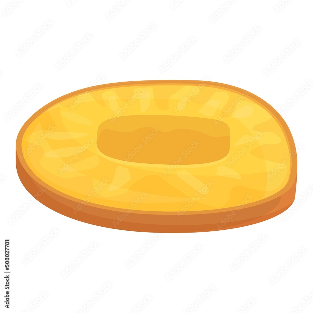 Dry apricot icon cartoon vector. Fruit food. Fresh sweet Dry apricot icon cartoon vector. Fruit food. Fresh sweet