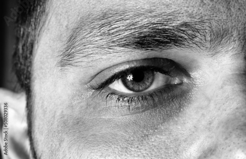 Closeup of the male eye © gmstockstudio