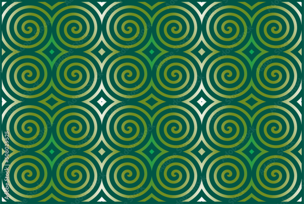 abstract vector geometric background with spirals in green gradient color abstract vector geometric background with spirals in green gradient color
