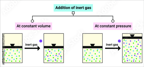 Effect of inert gas addition or Le Chatelier’s Principle 