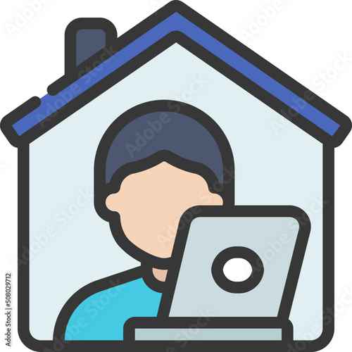 Work From Home Icon