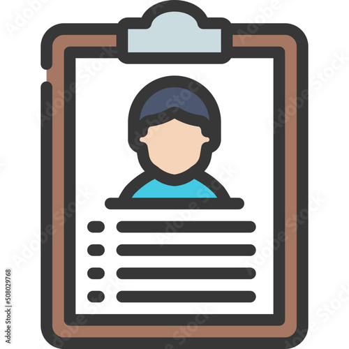 Personal Resume Icon