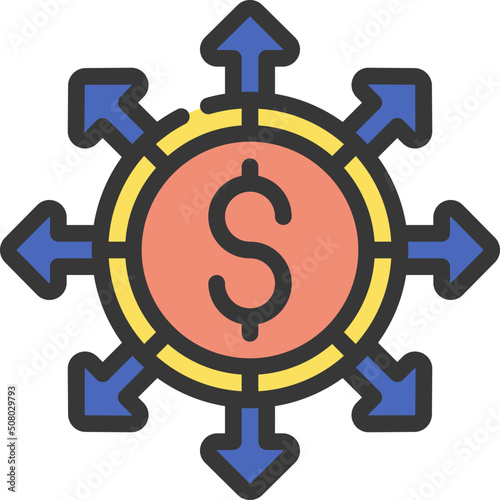 Financial Outsource Icon