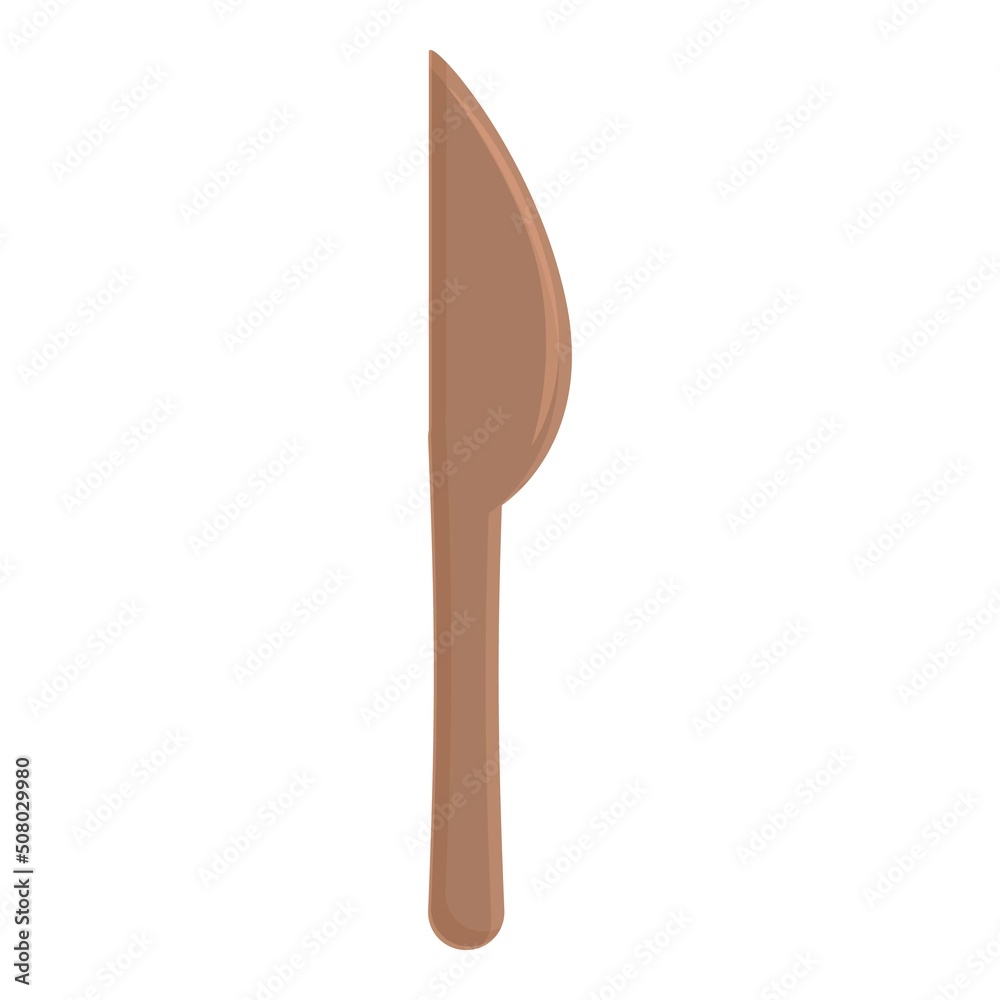 Eco knife icon cartoon vector. Energy recycle. Ecology friendly Eco knife icon cartoon vector. Energy recycle. Ecology friendly