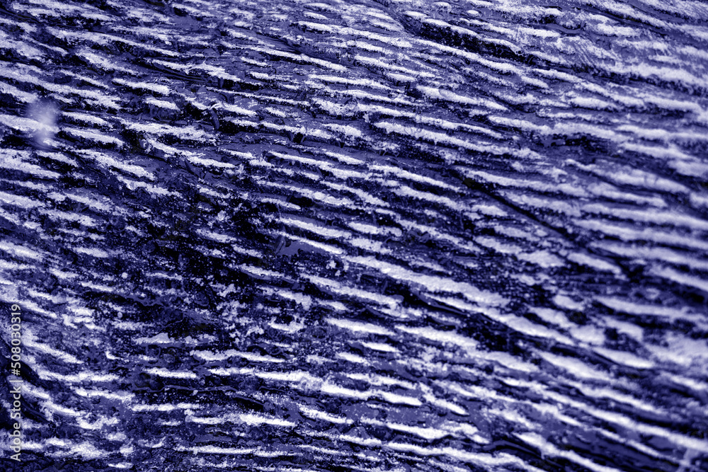 Metal rough surface with blur effect in blue tone. Metal rough surface with blur effect in blue tone.