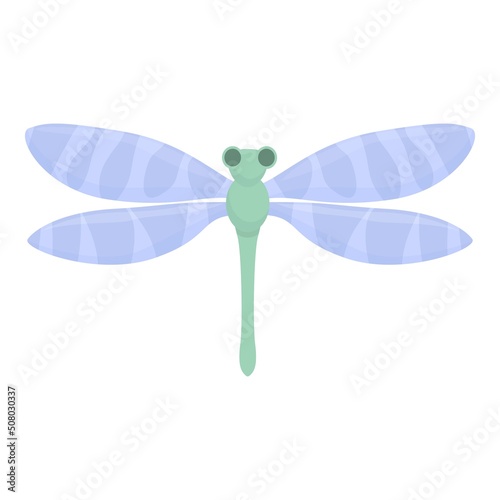 Nature dragonfly icon cartoon vector. Wing insect. Fly dragon
