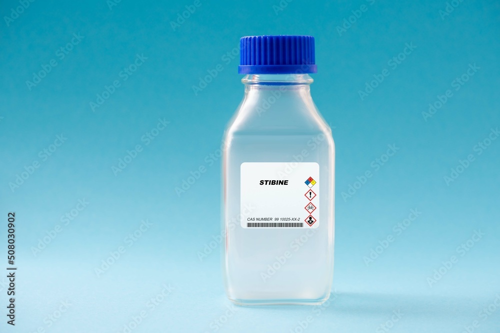 Stibine dangerous poisonous gas in chemical glassware Stibine dangerous poisonous gas in chemical glassware