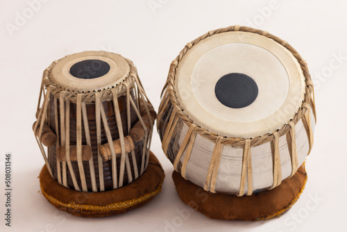 Close-up portrait of Traditional Indian Tabla photo