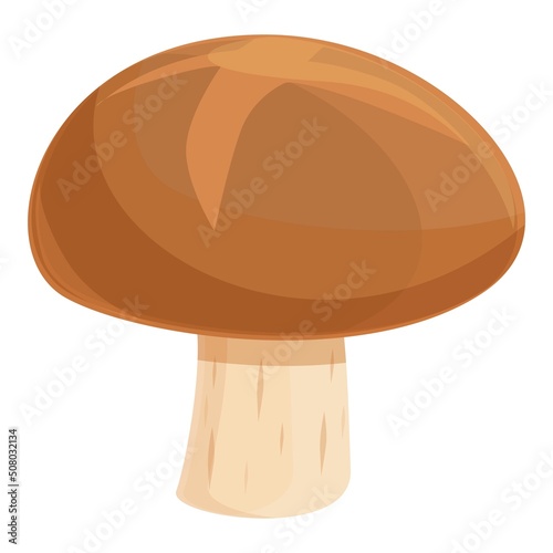 Oyster mushroom icon cartoon vector. Shiitake food. Forest autumn