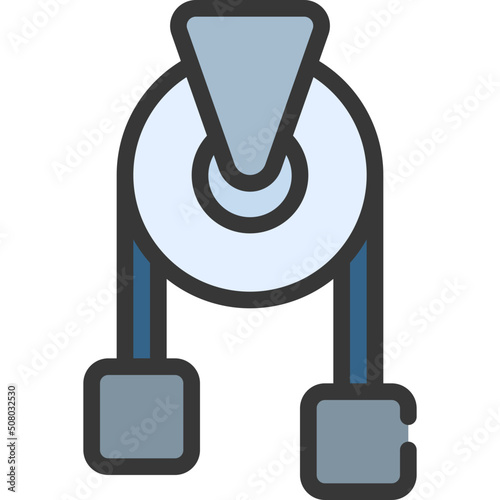 Roller Pulley Icon