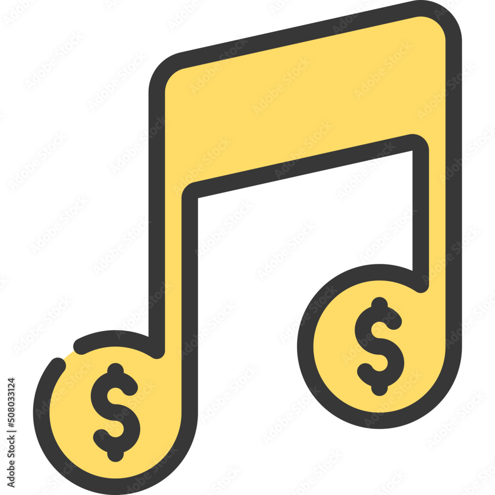 Music Sales Icon Music Sales Icon