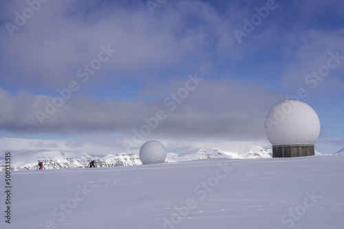 Svalbard Satellite Station, Arctic circle, Norway © Maris Maskalans