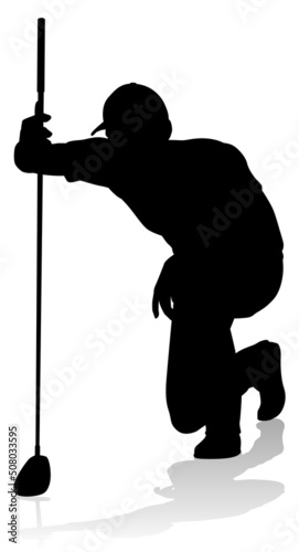 Golfer Golf Sports Person Silhouette