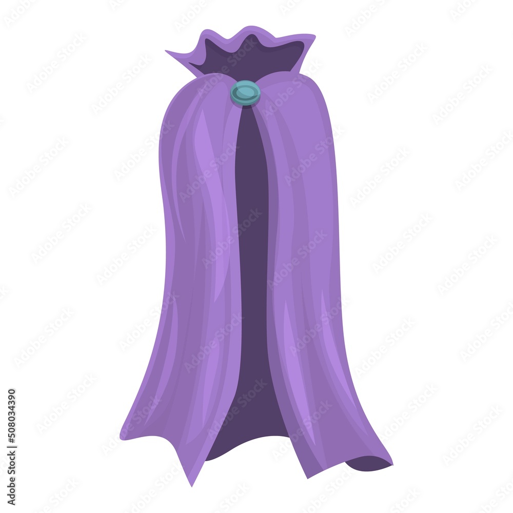 Super cloak icon cartoon vector. Hero cape. Flying mantle Super cloak icon cartoon vector. Hero cape. Flying mantle