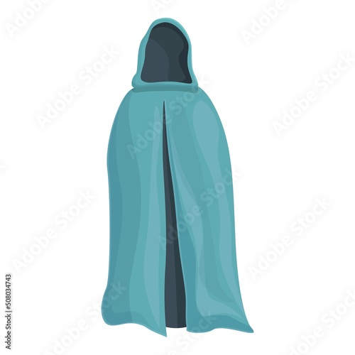 Drape cloak icon cartoon vector. Vampire cape. Super hero