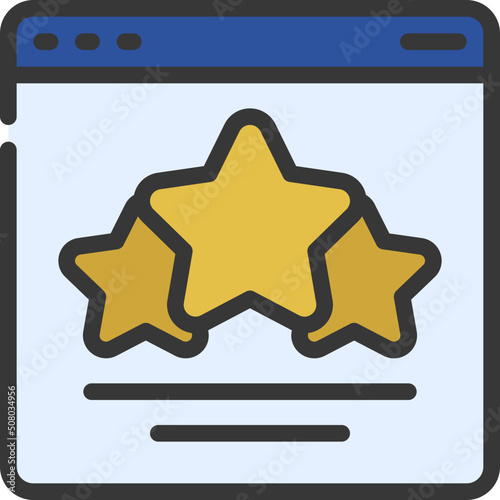 Review Stars Website Icon