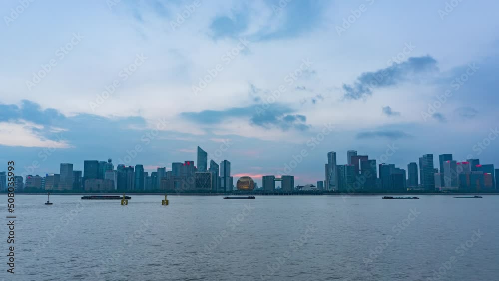 time lapse aerial view of cloud sky and modern cityscape of hangzhou qianjiang new city
time lapse aerial view of cloud sky and modern cityscape of hangzhou qianjiang new city