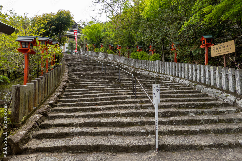熊野那智大社の階段