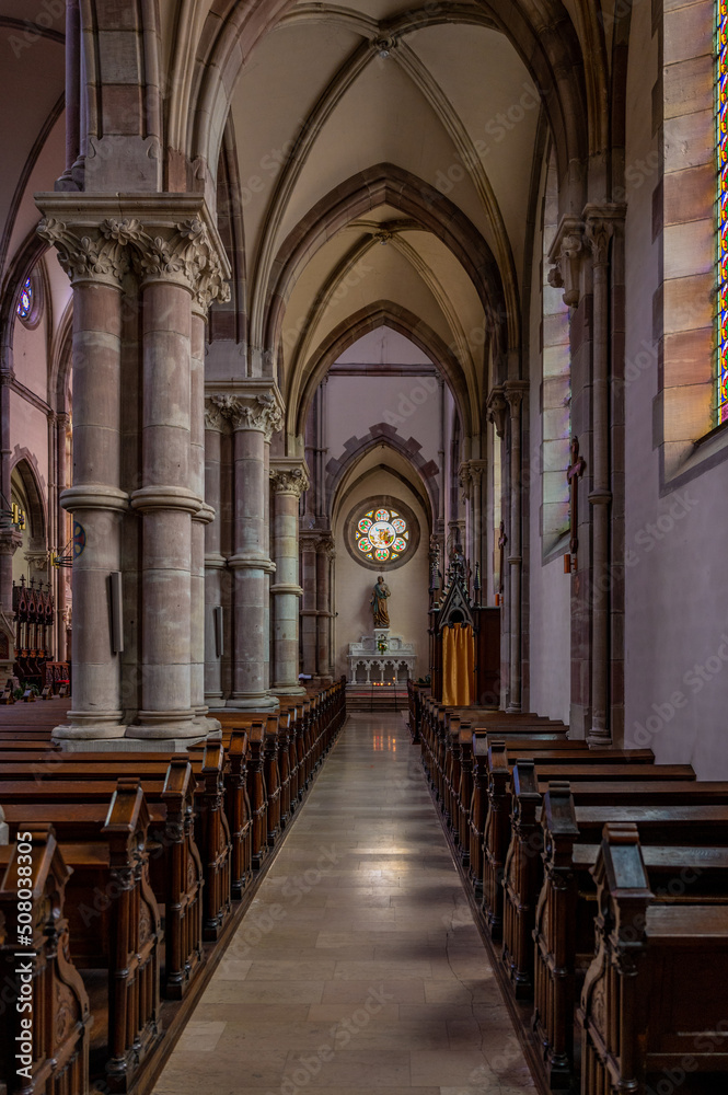 Kirche der historischen Stadt Phalsbourg
