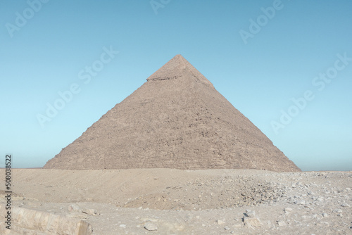 The Pyramids of Giza in Ca  ro.