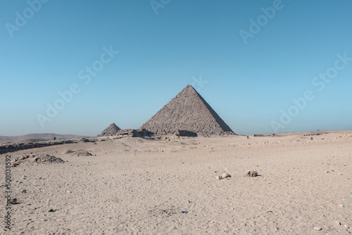 The Pyramids of Giza in Ca  ro.