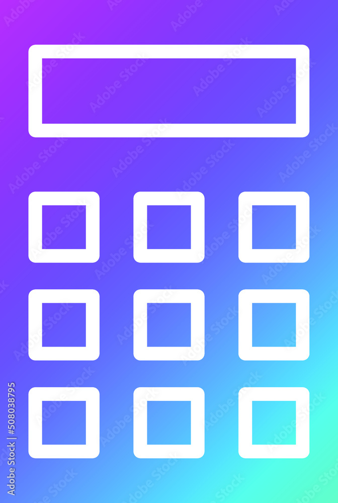 Calculator Vector Icon Design Illustration Calculator Vector Icon Design Illustration