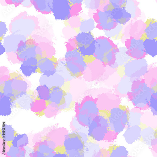 seamless sweet watercolour flowers pattern background   greeting card or fabric
