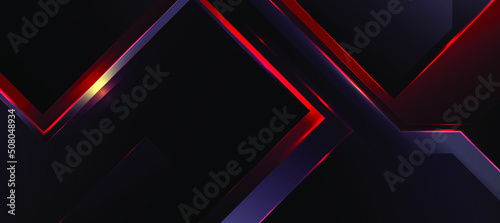 black abstract , polygon, elegant background ,red abstract, premium background 