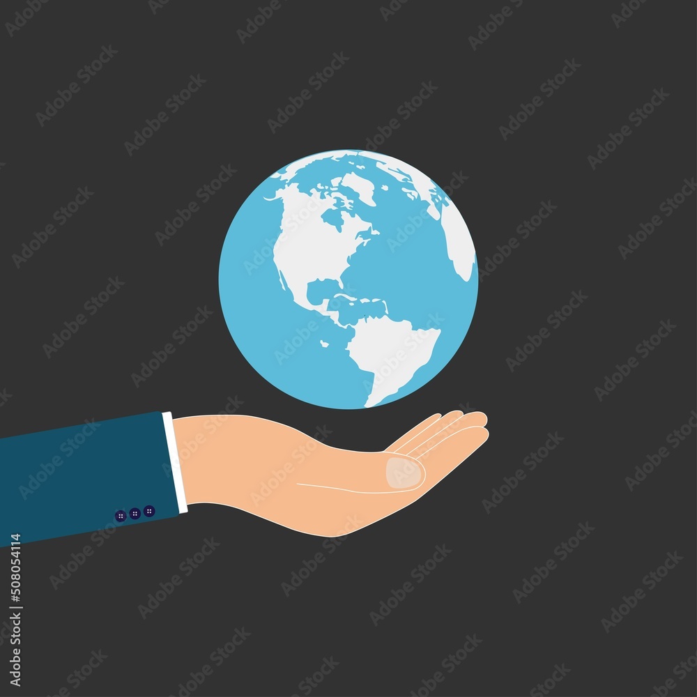 Planet Earth. The globe. Vector illustration Planet Earth. The globe. Vector illustration